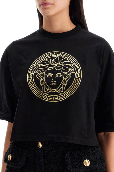 cropped medusa t 1014275 1A11608 BLACK+GOLD