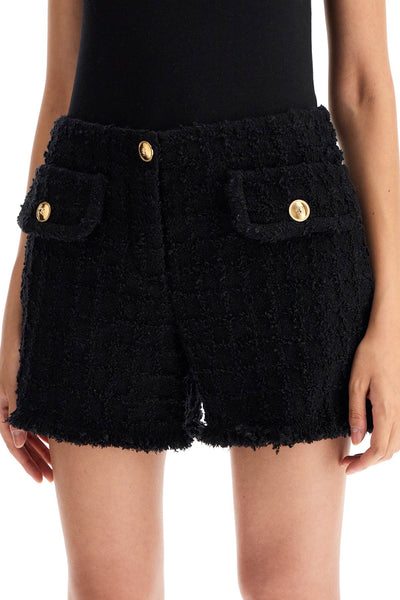 "heritage tweed mini shorts 1015377 1A10096 BLACK