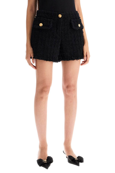 "heritage tweed mini shorts 1015377 1A10096 BLACK