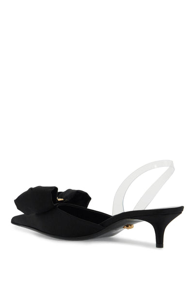 slingback alia 1015424 1A08415 BLACK-VERSACE GOLD