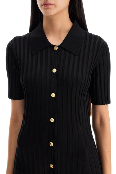 knitted blouse shirt 1015455 1A11058 BLACK