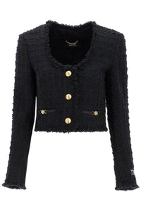 short tweed heritage jacket 1015744 1A10096 BLACK