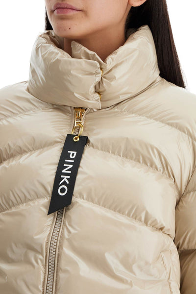 crystal nylon down jacket 101598 A11K BEIGE