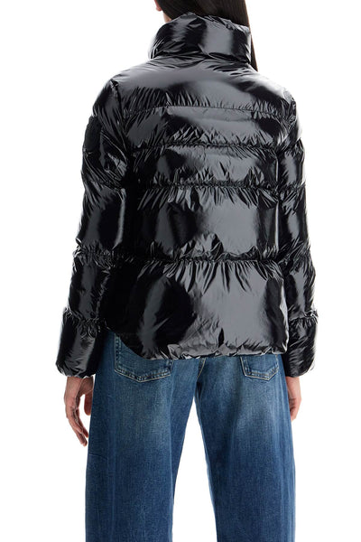 crystal nylon down jacket 101598 A11K NERO LIMOUSINE