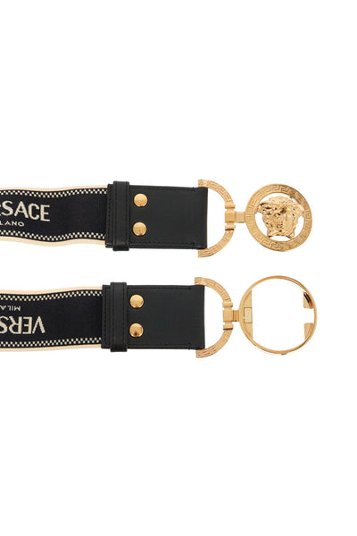 "medusa '95 jacquard 1016531 1A11659 BLACK+BEIGE-VERSACE GOLD