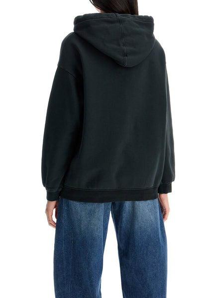 "oversized sweatshirt with 101685 A21P NERO CAVIALE