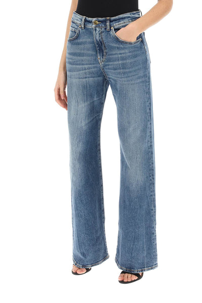 wanda loose jeans with wide leg 101733 A1LP VINTAGE SCURO