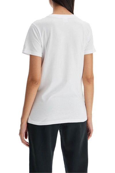 short-sleeved t-shirt with logo 101752 A227 BIANCO BRILL.