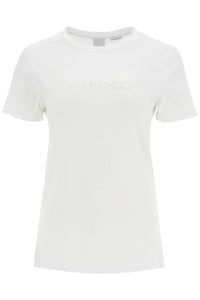 short-sleeved t-shirt with logo 101752 A227 BIANCO BRILL.