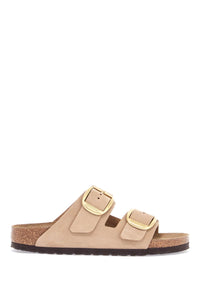 nubuck leather sandals sandcastle with golden buckles 1024064 SANDCASTLE