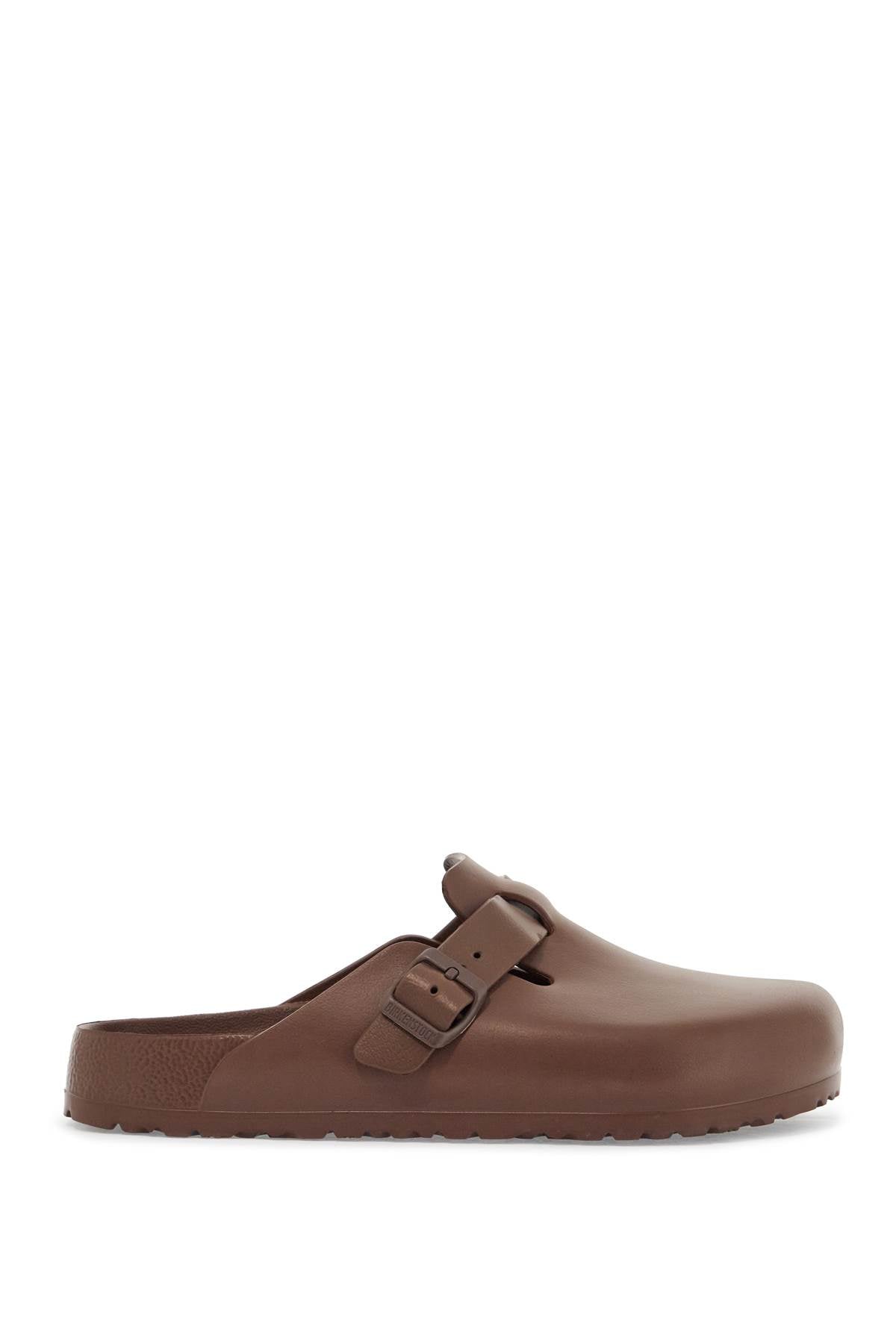 BIRKENSTOCK boston eva slippers brown with buckle for men | Italystation.com - Shop Now at italystation.com