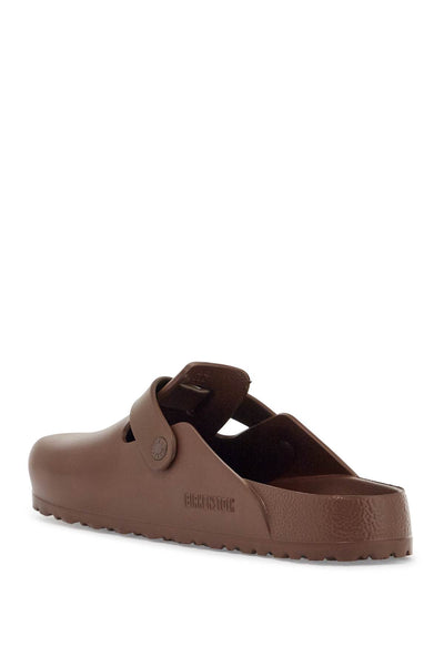 BIRKENSTOCK boston eva slippers brown with buckle for men | Italystation.com - Shop Now at italystation.com