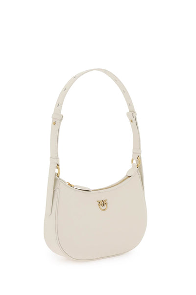 half moon shoulder bag 102790 A0F1 BIANCO SETA-ANTIQUE GOLD