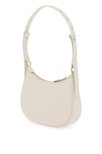 half moon shoulder bag 102790 A0F1 BIANCO SETA-ANTIQUE GOLD