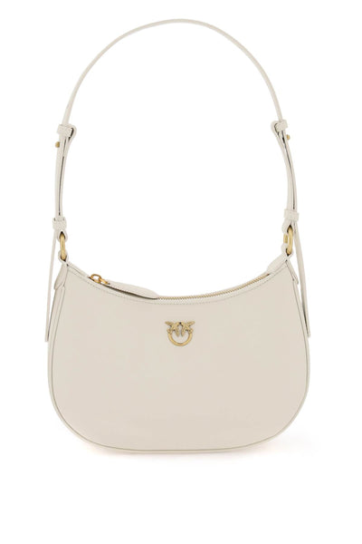 half moon shoulder bag 102790 A0F1 BIANCO SETA-ANTIQUE GOLD