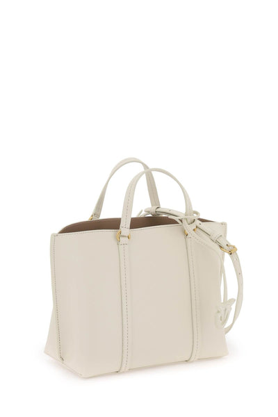 carrie shopper classic handbag 102833 A1LF BIANCO SETA ANTIQUE GOLD