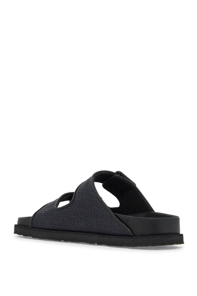 arizona raffia slide 1028834 BLACK