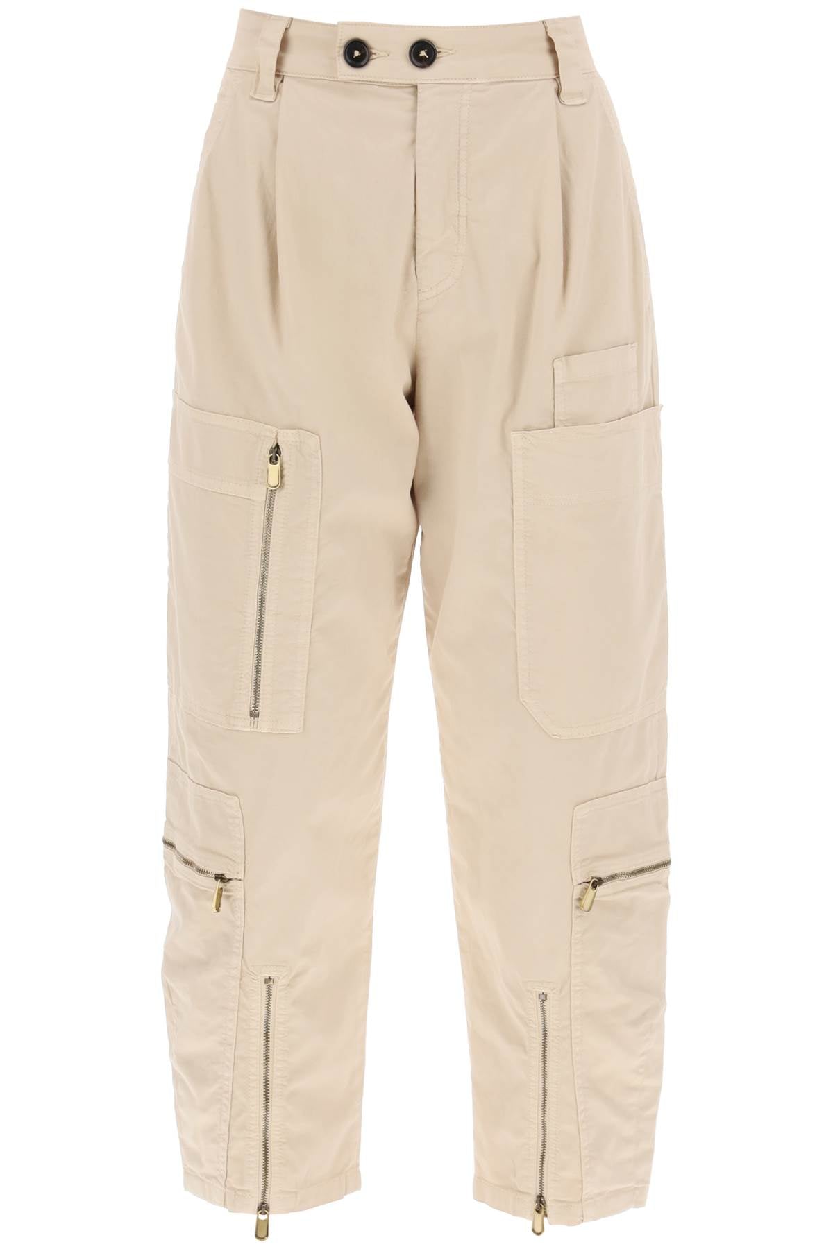 matese cargo pants 102947 A1M4 BEIGE FARINA AVENA