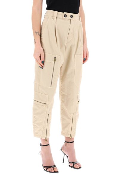 matese cargo pants 102947 A1M4 BEIGE FARINA AVENA