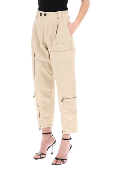 matese cargo pants 102947 A1M4 BEIGE FARINA AVENA