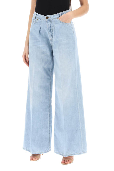 pozzillo wide leg jeans 102948 A1MO BLEACH CHIARO