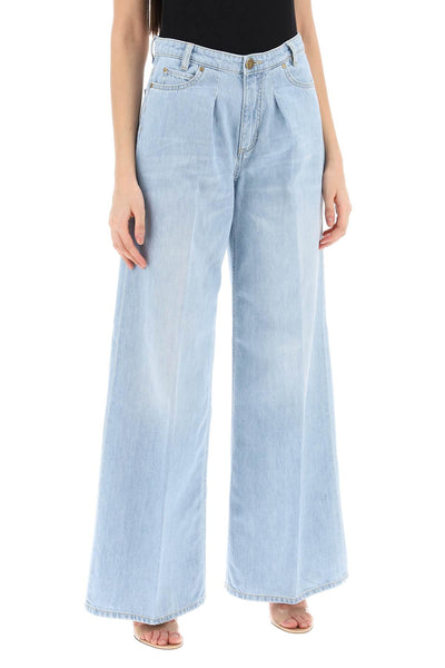 pozzillo wide leg jeans 102948 A1MO BLEACH CHIARO