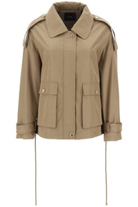 polidora blouson jacket in gabardine 103150 A1PR GRIGIO PIOMBO