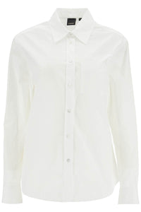 classic poplin shirt for men 103708 A1XZ BIANCO BRILL.