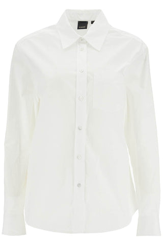 classic poplin shirt for men 103708 A1XZ BIANCO BRILL.