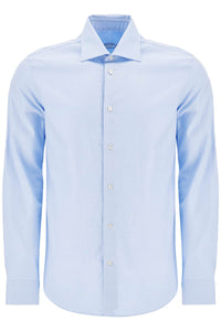 slim fit twill shirt for men 105 CL041 6 AZZURRO 2