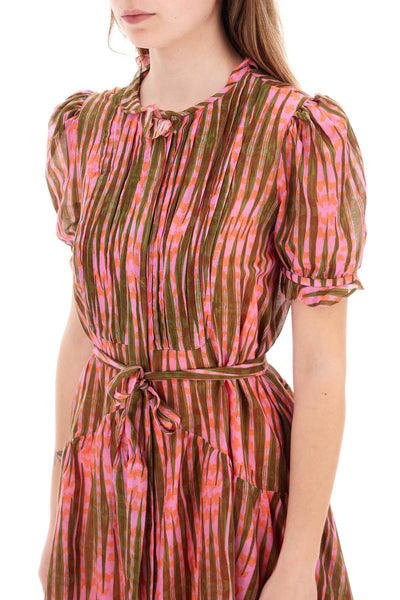 Saloni 'penny' mini shirt dress 10792 1851 TIDE OLIVE