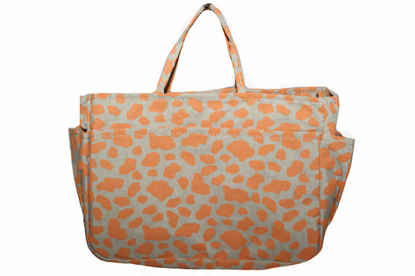 New Brown & Orange Leopard Print Small Organizer