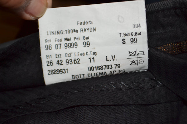 Louis Vuitton Grey Laine Wool Men's Pants Size 52