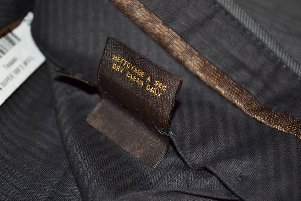 Louis Vuitton Grey Laine Wool Men's Pants Size 52