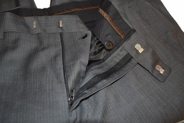 Louis Vuitton Grey Laine Wool Men's Pants Size 52