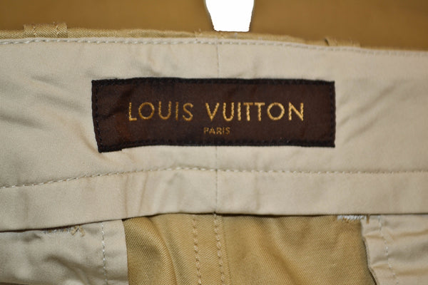 Authentic Louis Vuitton Green Cotton Mens Pants Size 50