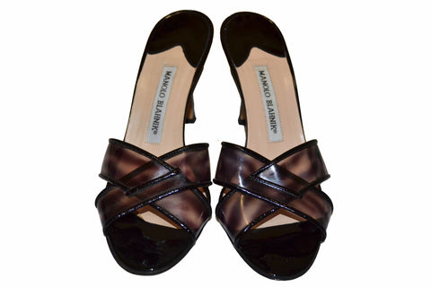 Shoes Manolo Blahnik Black Sandal Size 37 | Italystation.com - Shop Now at italystation.com