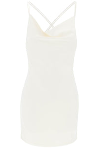 satin mini slip dress for a 112108857 Egret