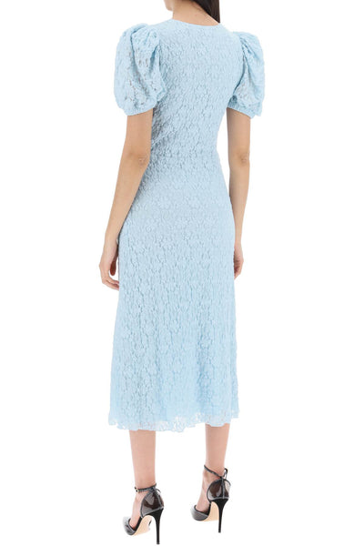 Rotate midi lace dress with puffed sleeves 1121941785 OMPHALODES