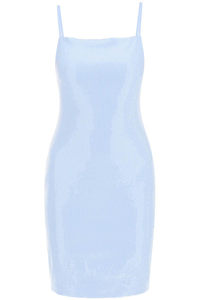 sequined slip dress with 1122922322 SKYWAY BLUE