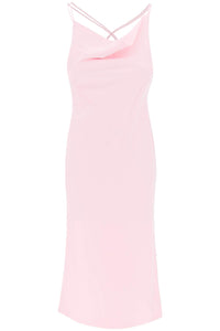 satin midi slip dress for a 112297345 Blushing Bride