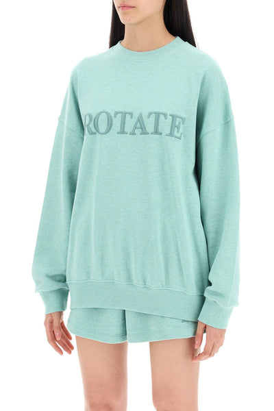 organic cotton crewneck sweatshirt 1125031176 Granite Green