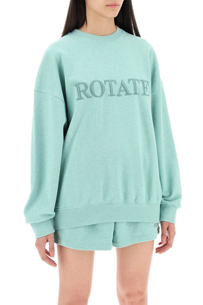 organic cotton crewneck sweatshirt 1125031176 Granite Green