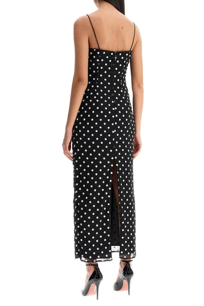 ROTATE midi dress with sequins 113255000 1000 BLACK COMB. | Italystation.com - Shop Now at italystation.com