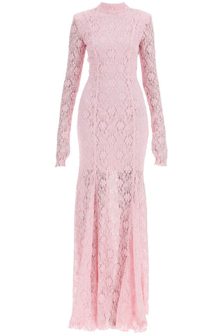 long pink lace dress with open back for special occasions 1141421011 FAIRY TALE