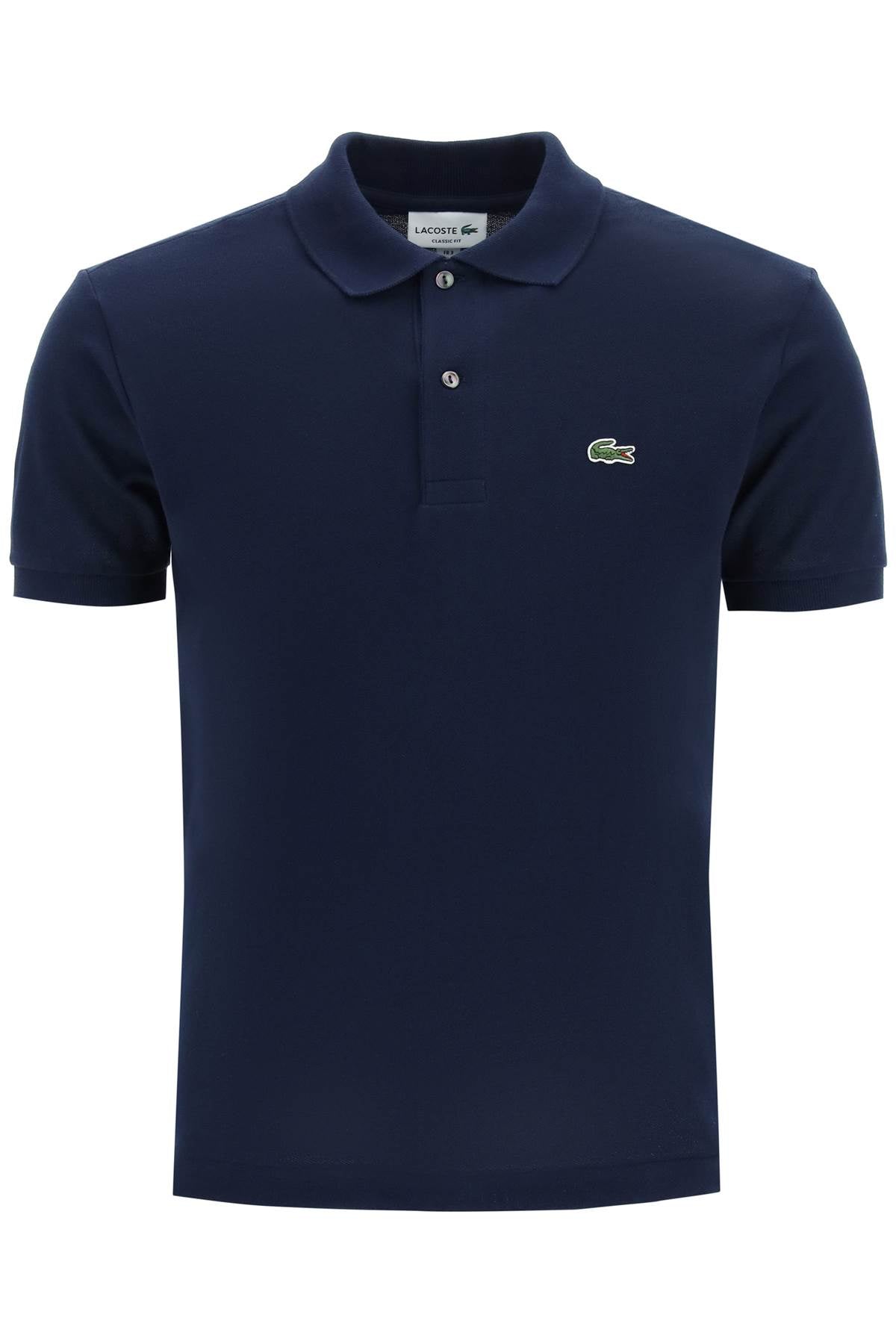 cotton piquet polo L1212 BLUE NAVY