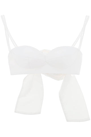 "rose top bralette with 127524 WHITE