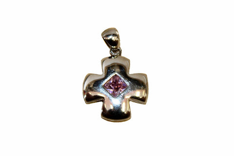 Folli Follie Sterling Silver Cross Pendant