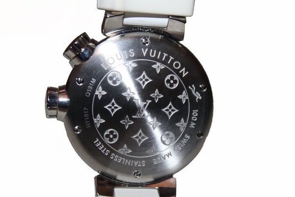 Louis Vuitton White Lovely Cup Chronograph Watch