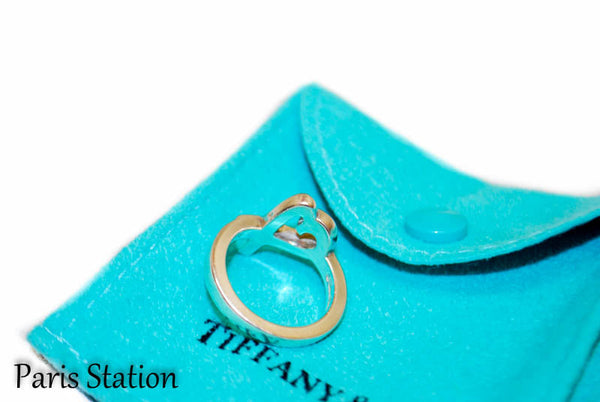 Tiffany & Co Sterling Silver Paloma Picasso Heart Ring Size 4.5